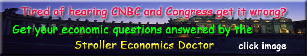 Ask the Stroller Economics Doctor image link.